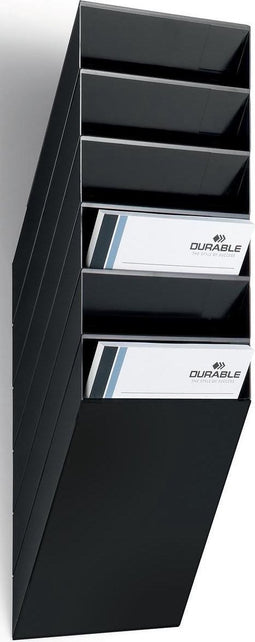 Durable folderhouder Flexiboxx 6 A4, zwart