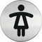 Durable - Infobord pictogram 4904 wc dames rond 83Mm