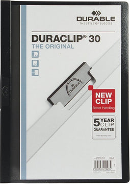 Durable klemmap Duraclip Original 30 zwart