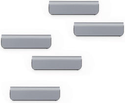 Durable Magneetclip DURAFIX CLIP (b x h) 60 mm x 17 mm zelfklevend Zilver 5 stuk(s) 470523