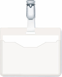 Durable naambadge - 6 x 9 cm - Kunststof - 25 stuks