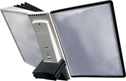 Durable Sherpa Table 10 uitbreidingsmodule voor ref. D563200: set van 10 zichtpanelen grijs/zwart