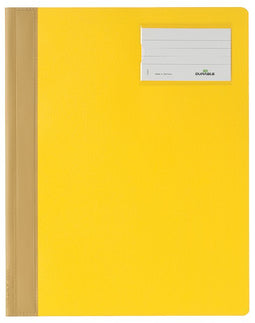 Durable - Snelhechter durable a4 pvc etiketvenster geel | 25 stuks