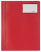 Quantore - Snelhechter durable a4 pvc etiketvenster rood | 25 stuks
