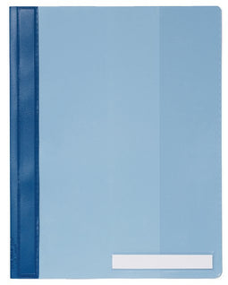 Durable - Snelhechter durable a4 pvc extra breed blauw | 25 stuks