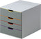 Durable Varicolor Ladenbox 4 Laden grijs