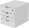 Durable VARICOLOR MIX 4 SAFE - 7626 762627 Ladebox Grijs DIN A4, DIN C4 Aantal lades: 4