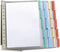Durable Wandhouder voor bureaustandaard Display-System Wall Rood, Geel, Groen, Blauw 20 x DIN A4 Aantal meegeleverde di