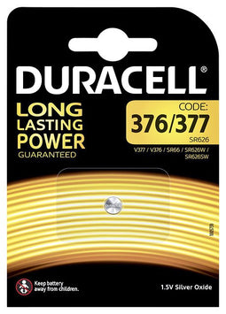 Duracell - Batterij duracell knoopcel 1x377 zilver oxide ø6,8mm 1,5v-18ma | 10 stuks