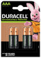 Duracell - Batterij oplaadbaar duracell 4xaaa 900mah ultra | 10 stuks