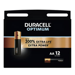 Duracell - Batterij duracell optimum aa 12st | 8 stuks