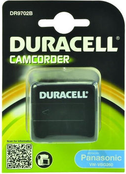 Duracell Camcorder Battery 7.4v 2500mAh 18.5Wh Lithium-Ion (Li-Ion) 2500mAh 7.4V oplaadbare batterij/accu