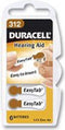 Duracell Hearing Aid DA 312 6CT