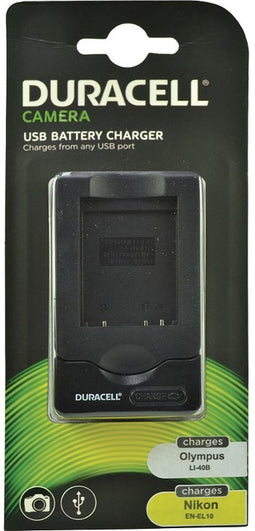 Duracell USB charger for Olympus LI-40B