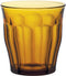 Duralex 6 Bekerglazen in Gehard Glas Picardie - 8,7xH9cm - Amber - 25cl