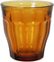 Duralex 6 Bekerglazen in Gehard Glas Picardie - 8,7xH9cm - Amber - 25cl
