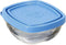 Duralex Stapelbare Schaal in Gehard Glas met Plastic Deksel Freshbox 9xH4cm