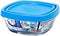 Duralex Stapelbare Schaal in Gehard Glas met Plastic Deksel Freshbox 9xH4cm