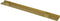 Duraline Foto Plank Ongepolijst Messing 80x5x9cm