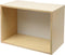 Duraline Kubus Hout Naturel Met Wit Gelakt Bord 30x40x24cm