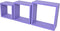Duraline Kubusset Paars Gelakt 15mm 35x35x16cm