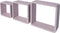 Duraline Kubusset Ronde Hoeken Roze 15mm28x28x10cm