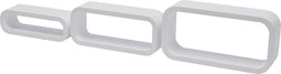 Duraline Kubusset Ronde Hoeken Wit 15mm 40x20x10cm