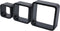 Duraline Kubusset Ronde Hoeken Zwart Gelakt 15mm 22x22x8cm - Set van 3