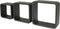 Duraline-Kubusset Ronde HoekenZwart 18mm