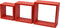 Duraline Kubusset Rood Gelakt 15mm 35x35x16cm