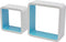 Duraline Kubusset Wit/Blauw 15mm 26x26x10cm - Set van 2