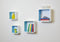 Duraline Kubusset Wit/Blauw 15mm 26x26x10cm - Set van 2