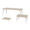 Duraline Meubelpoot Gevouwen Staal 10cm Wit