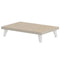 Duraline Meubelpoot Gevouwen Staal 10cm Wit
