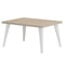 Duraline Meubelpoot Gevouwen Staal 40cm Wit