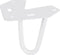 Duraline Meubelpoot Hairpin-poot Staal 10cm Wit