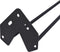 Duraline Meubelpoot Hairpin-poot Staal 40cm Mat Zwart