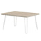 Duraline Meubelpoot Hairpin-poot Staal 40cm Wit