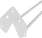 Duraline Meubelpoot Hairpin-poot Staal 40cm Wit