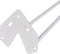 Duraline Meubelpoot Hairpin-poot Staal 72cm Wit