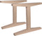 Duraline Meubelpoot I-Vorm Hout 8x78x72cm Set van 2 Beuken met met FSC Keurmerk Keurmerk