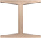 Duraline Meubelpoot I-Vorm Hout 8x78x72cm Set van 2 Beuken met met FSC Keurmerk Keurmerk