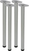Duraline Meubelpoot Rond Staal Ø5x70cm S/4 Grijs