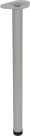 Duraline Meubelpoot Rond Staal Ø5x70cm S/4 Grijs