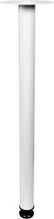 Duraline Meubelpoot Rond Staal Ø5x70cm S/4 Wit