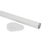 Duraline Meubelpoot Rond Staal Ø5x70cm S/4 Wit