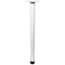 Duraline Meubelpoot Rond Staal Ø5x70cm S/4 Wit