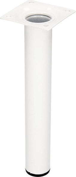 Duraline Meubelpoot Rond Wit Staal Ø3x20cm