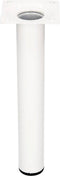 Duraline Meubelpoot Rond Wit Staal Ø3x20cm