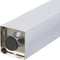 Duraline Meubelpoot Vierkant Chroom Staal 9x9x72cm